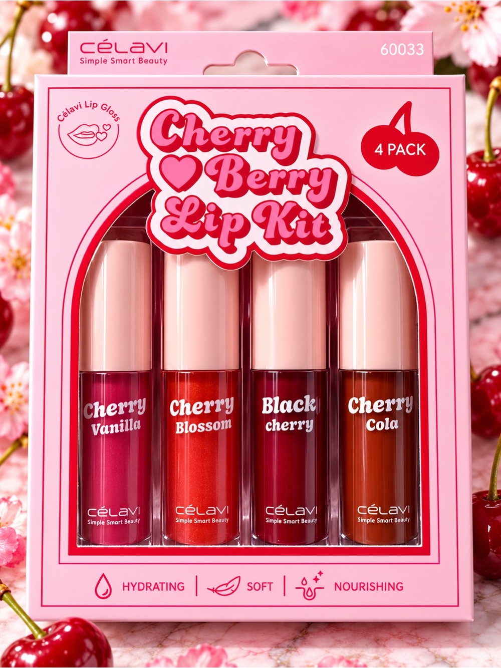 Celavi Cherry Berry Lip Kit